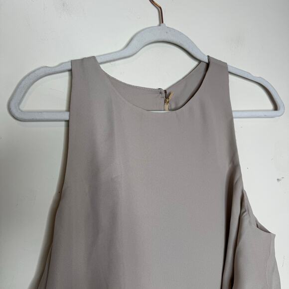 Show Me Your Mumu King Crop Top Gray Sleeveless Tiered Women’s Large NWT - Picture 3 of 9